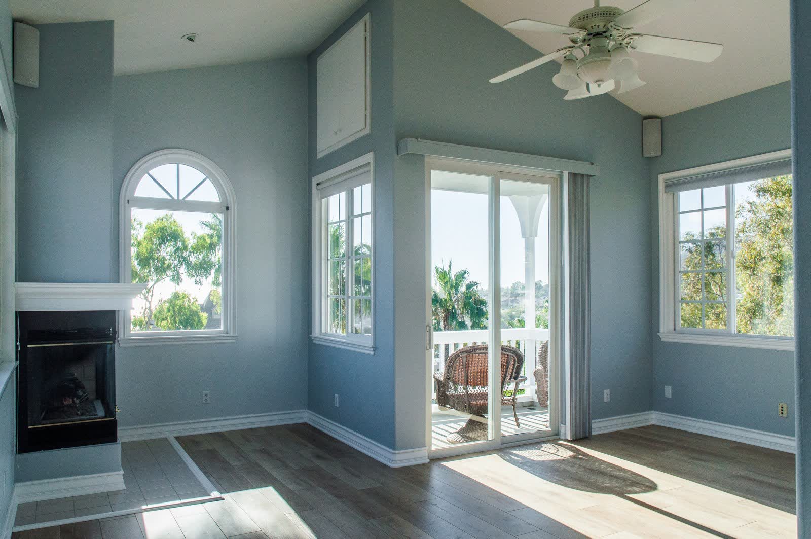Residential windows bringing daylight into a home